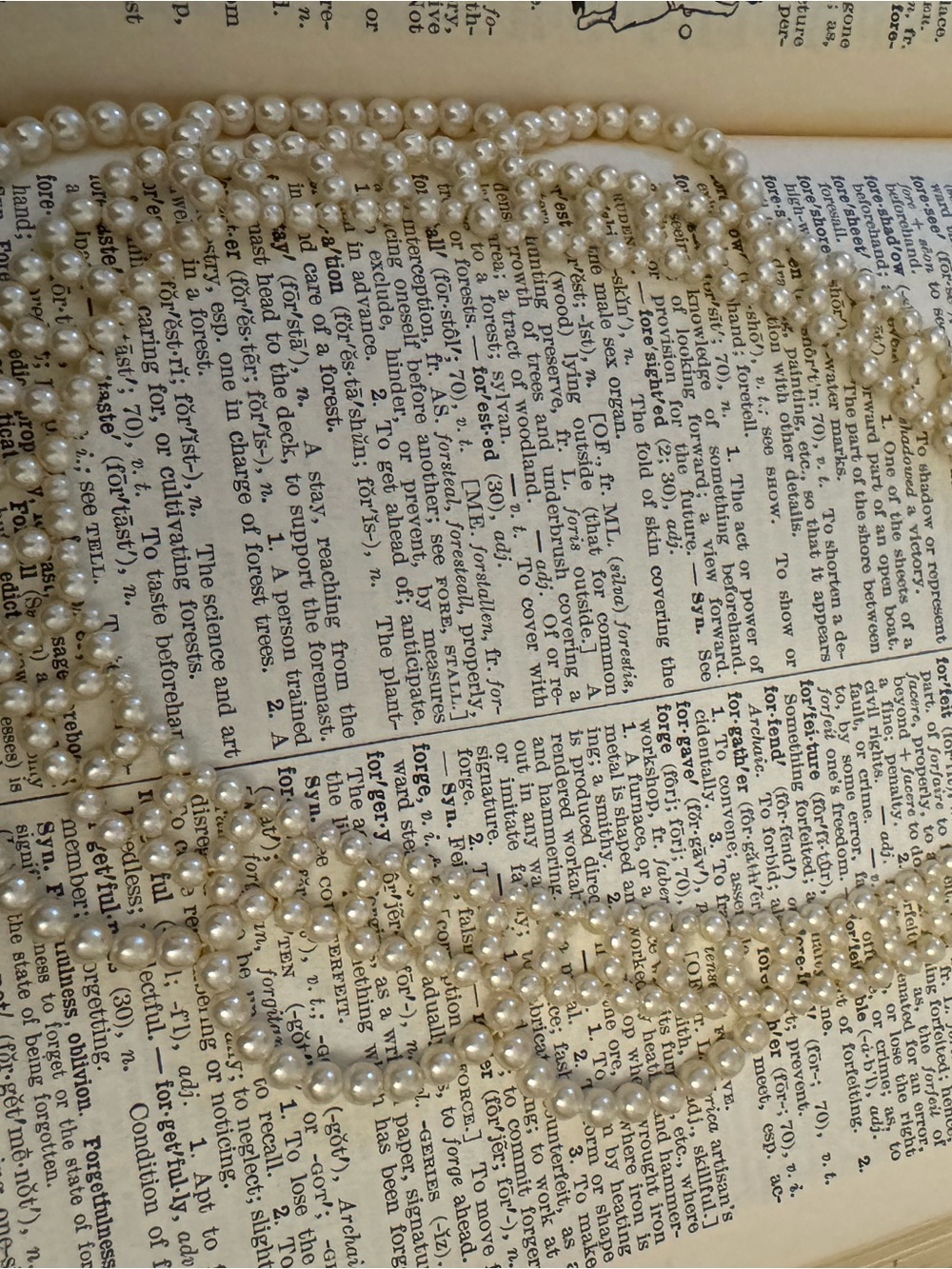 Vintage Cream Pearl Multi-Strand Necklace